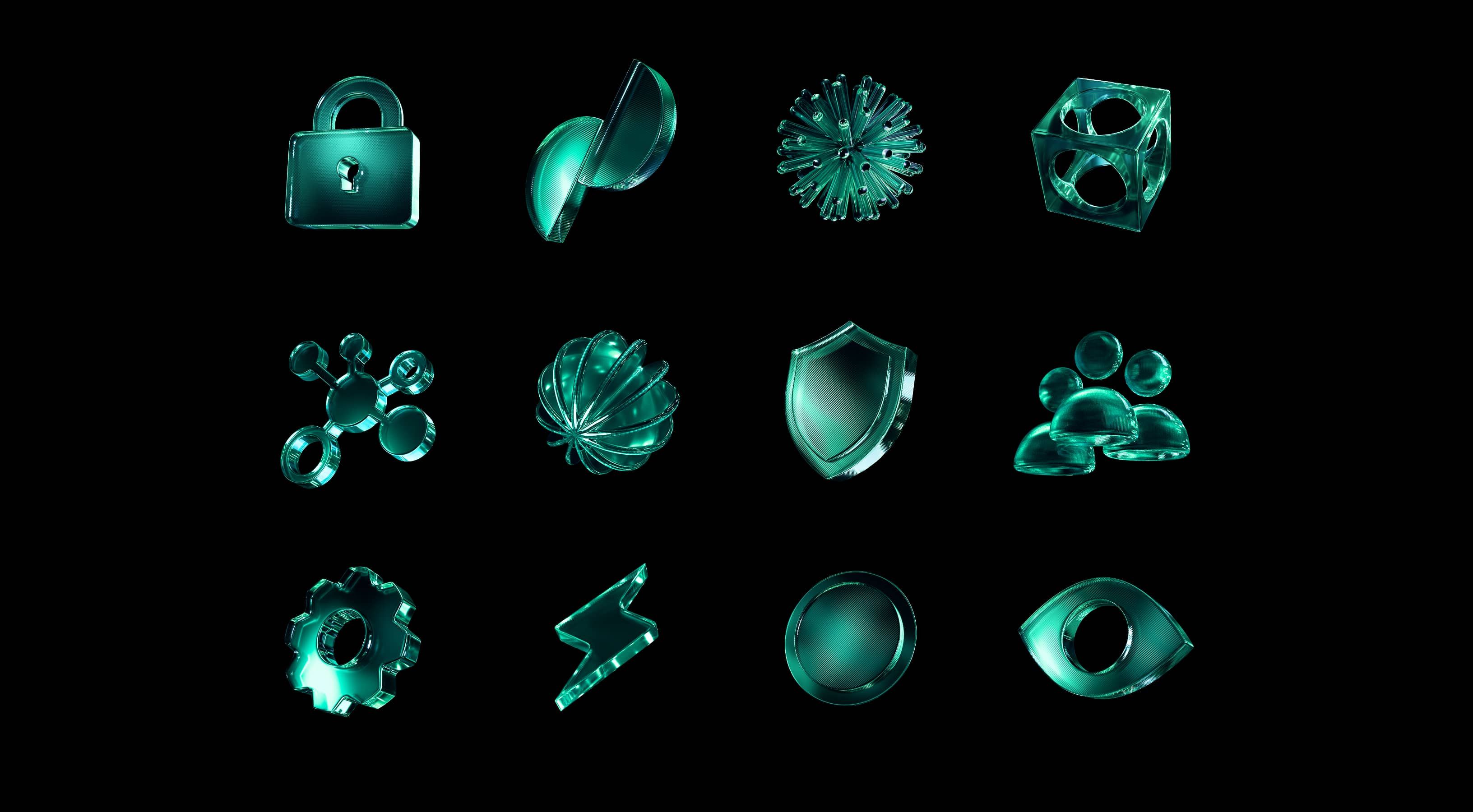 Snowbit custom 3D icons