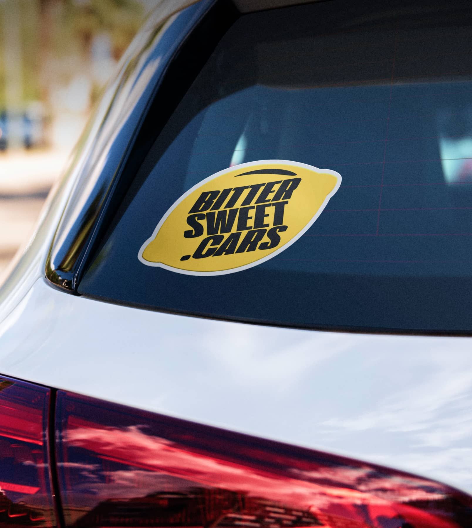 BSC logo sticker on the car