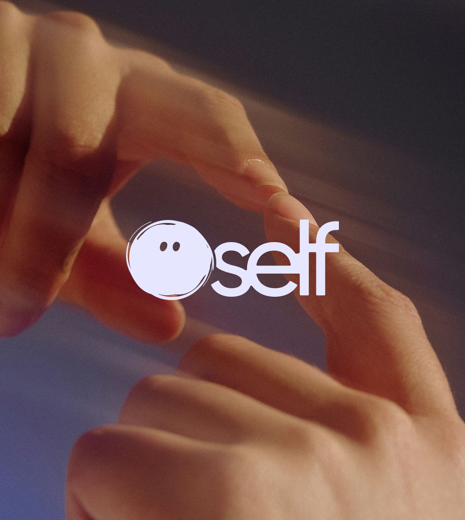 Self App logo in hands
