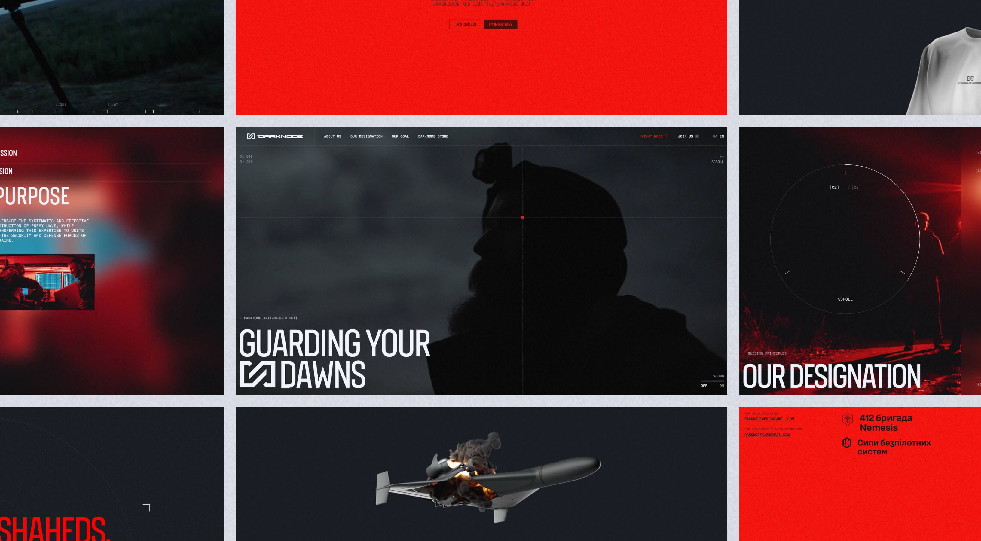 Darknode website imagery