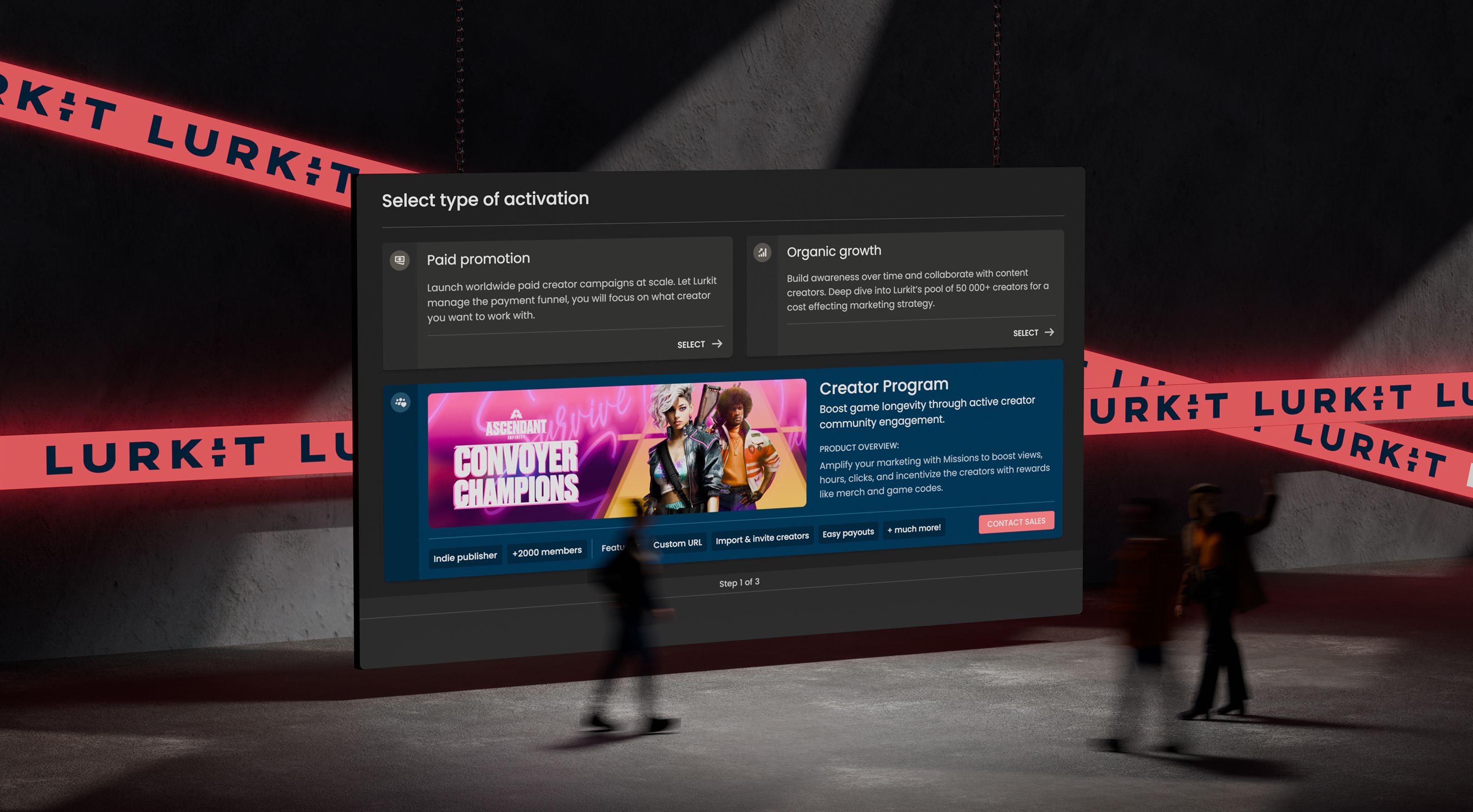 Lurkit website UI/UX