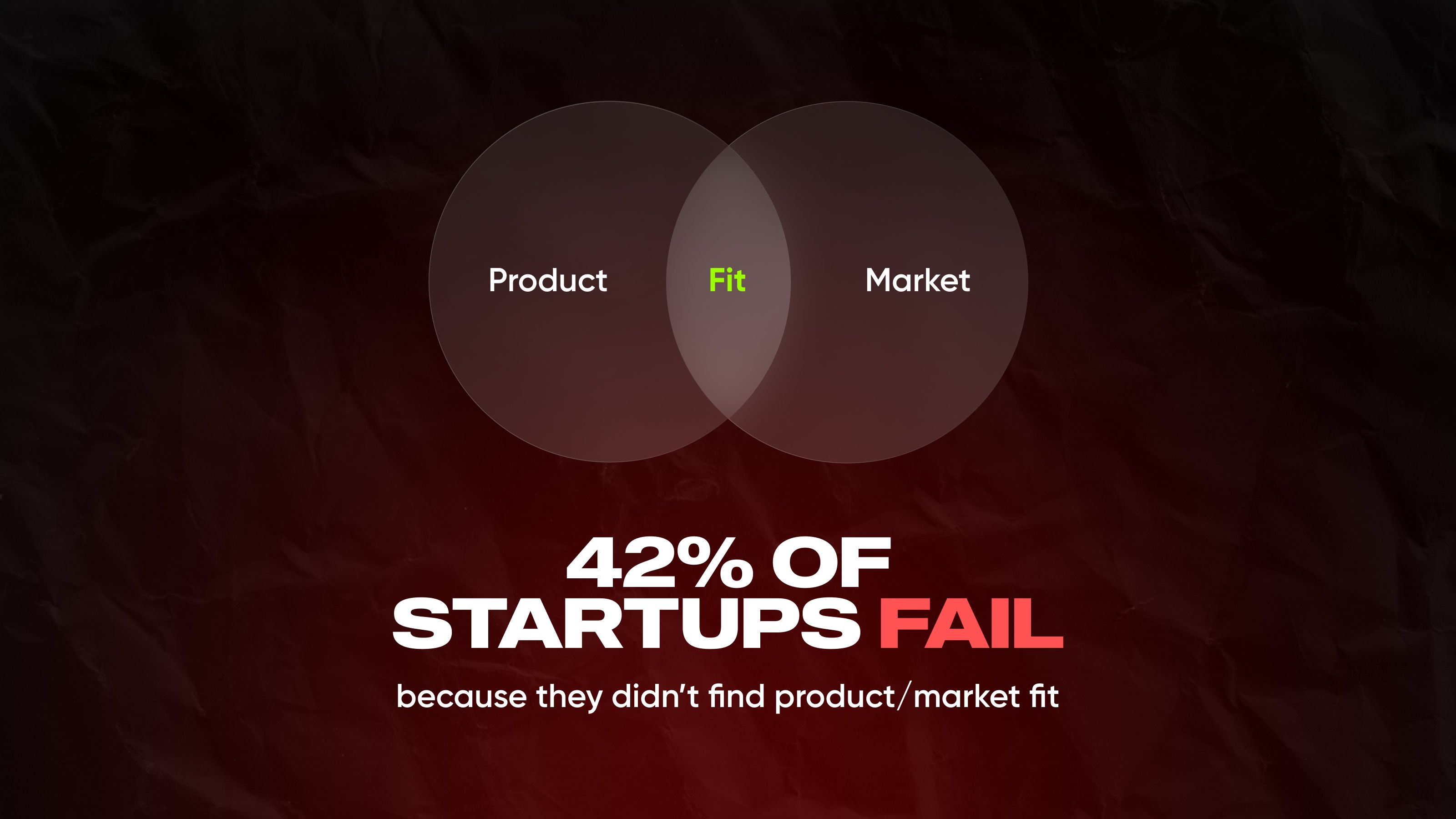 Reason #1 startups fail