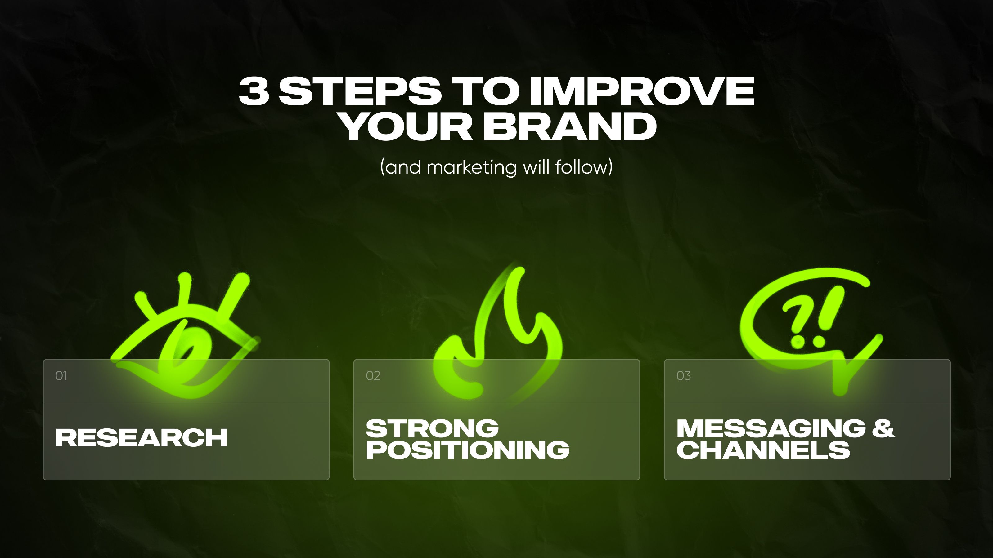 How to improve your marketing