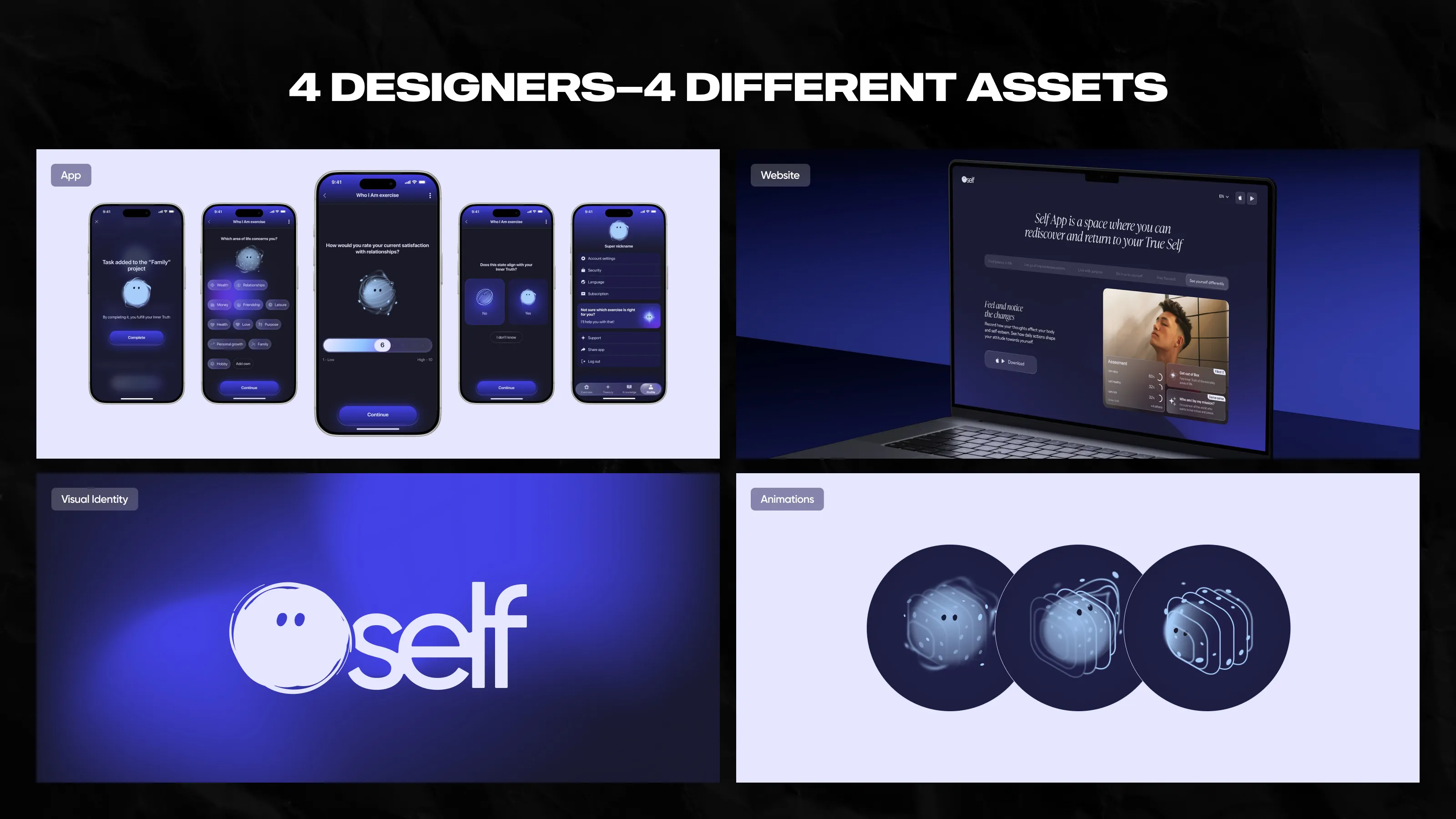 How we made different design assets for a mental health app