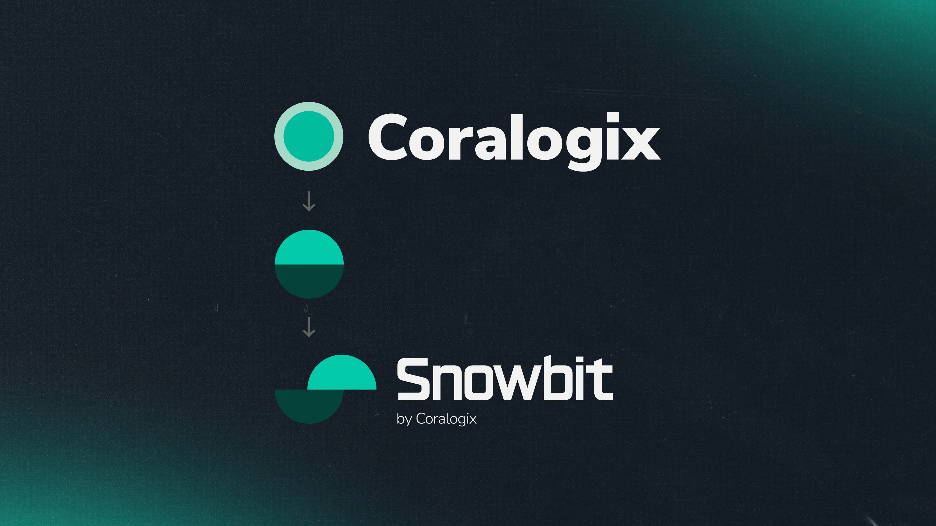 How the logo of Snowbit by Coralogix was formed