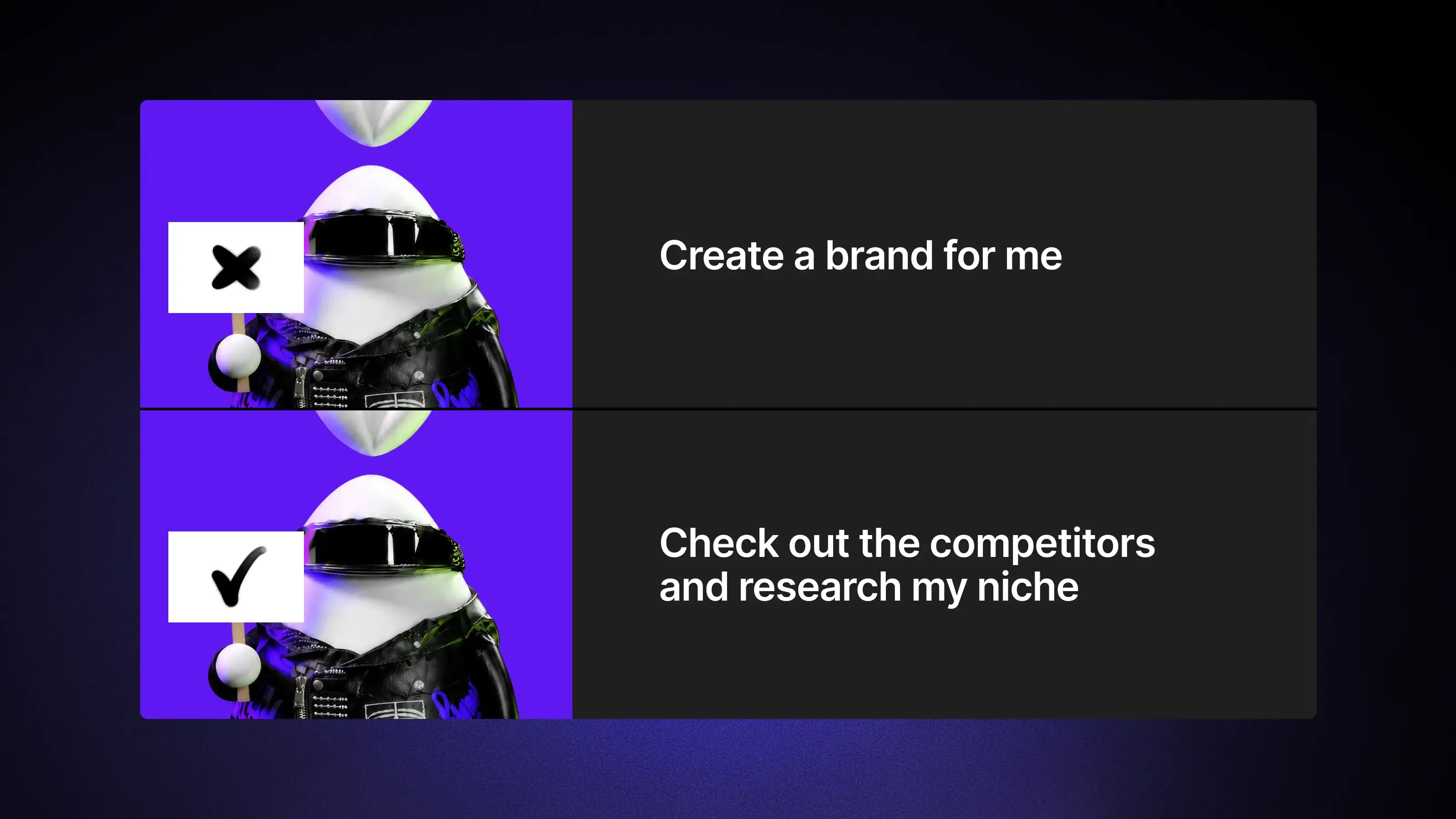 The right prompt for AI
