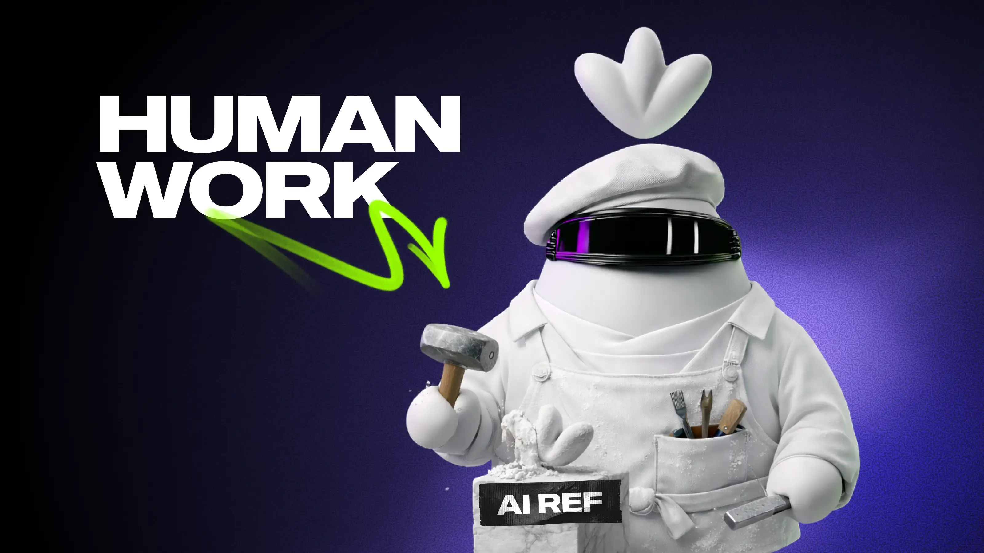 Human work vs AI