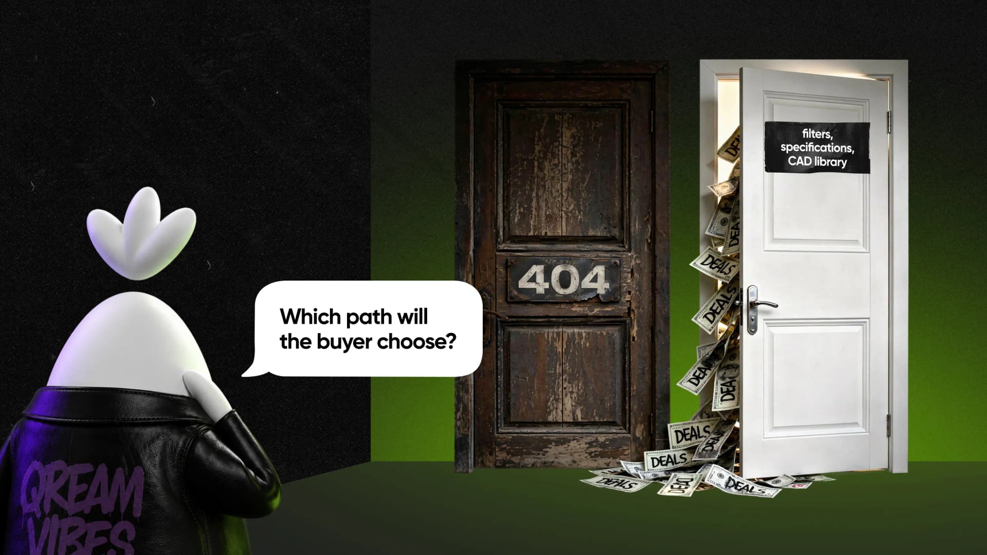 Old site and UX vs buyer-ready experiences