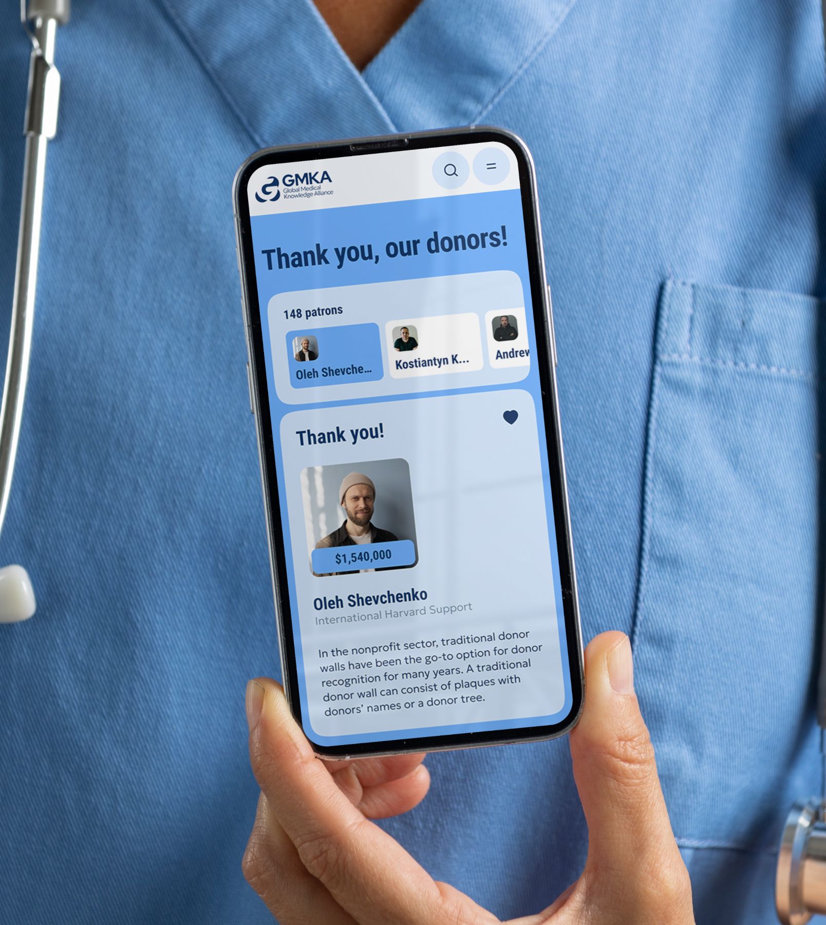 GMKA website responsive UX/UI