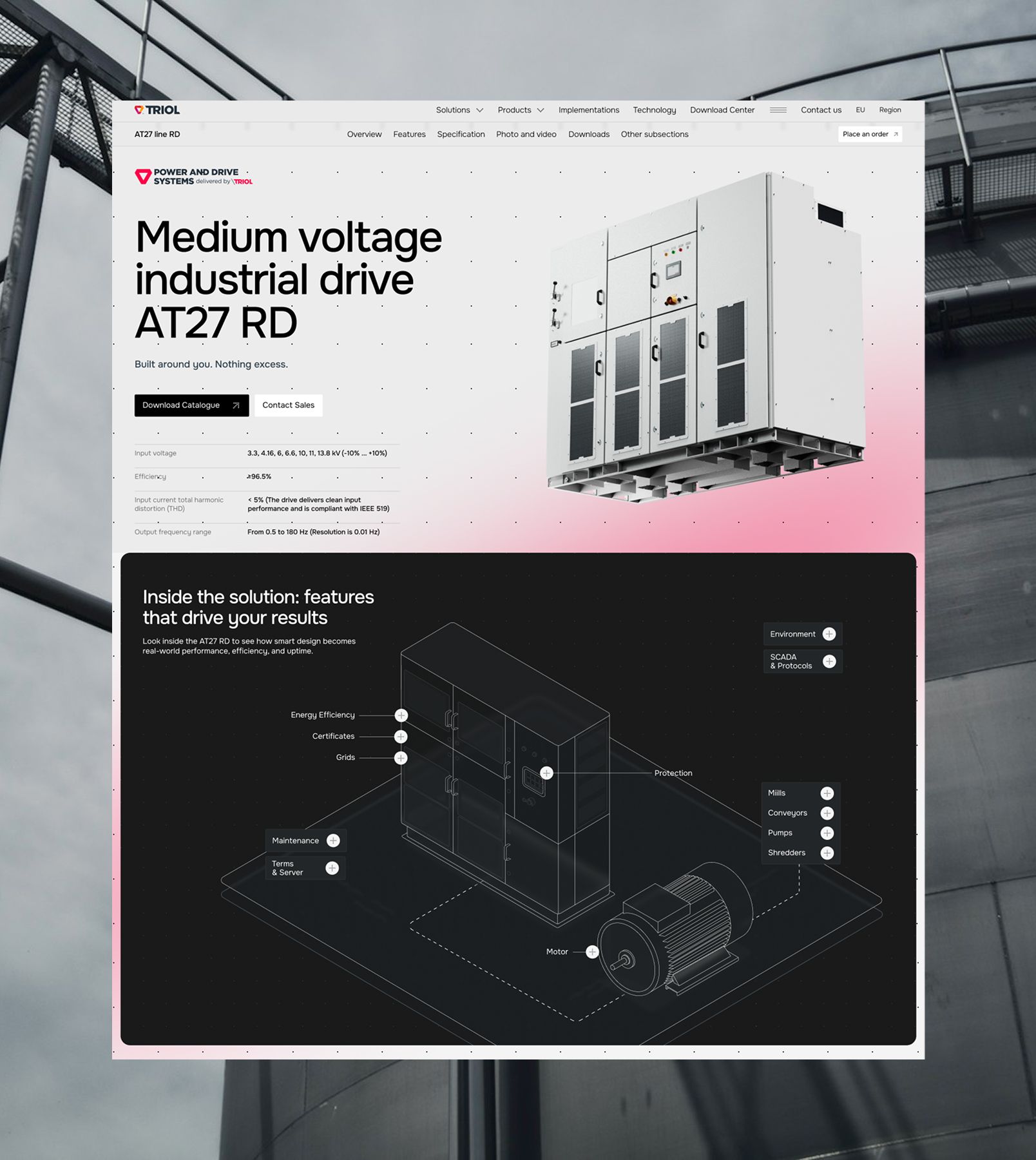 Triol product design