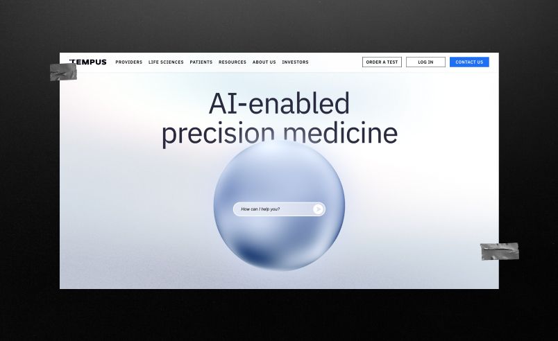 Tempus website homepage