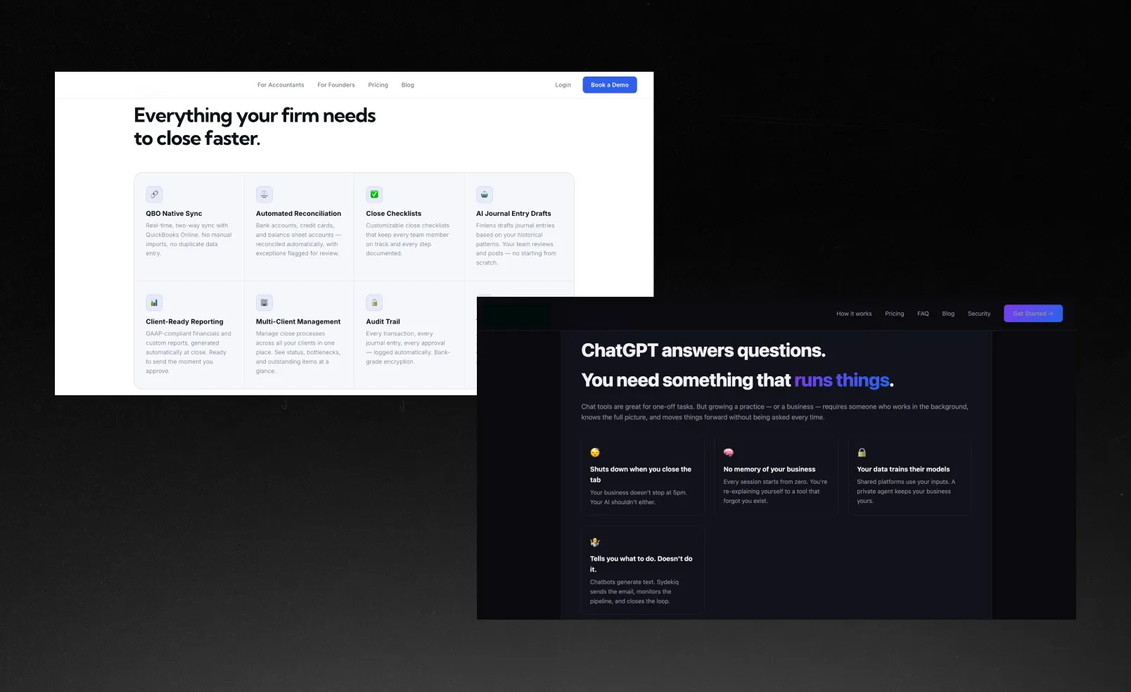 SaaS websites using emoji-style icons instead of custom visuals