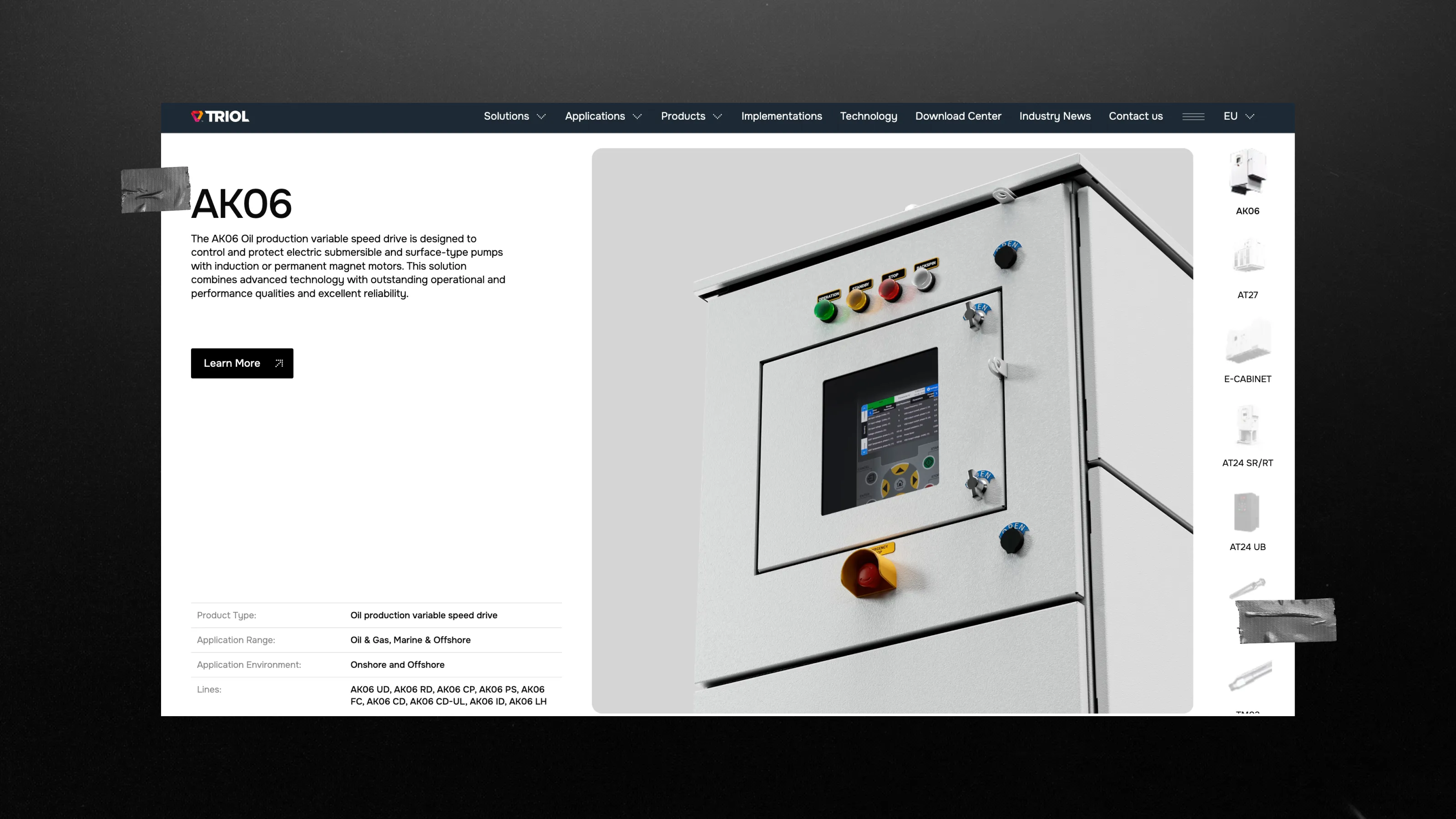 An example of specific design by Triol