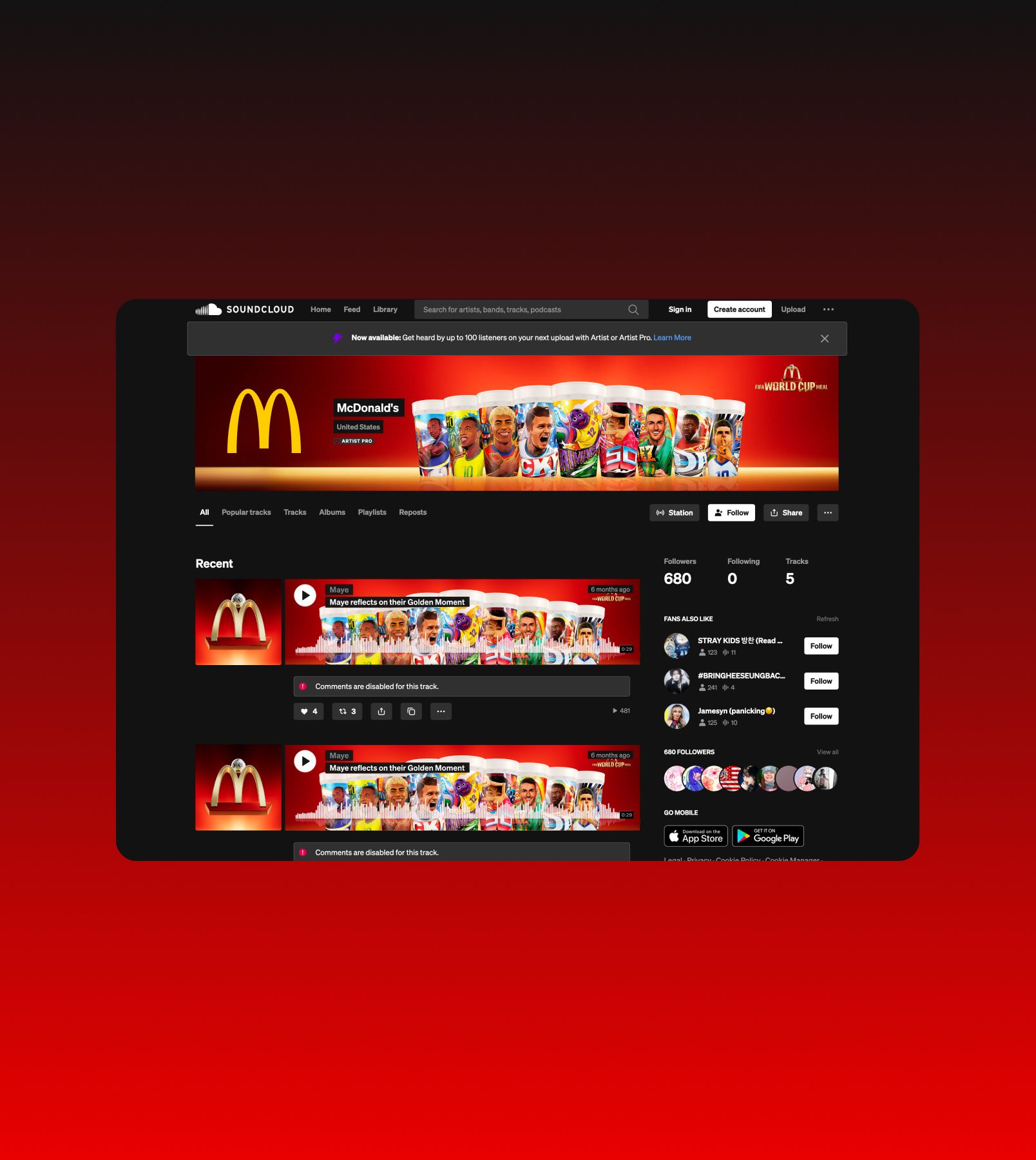 produced banners, mockups, and supporting assets
