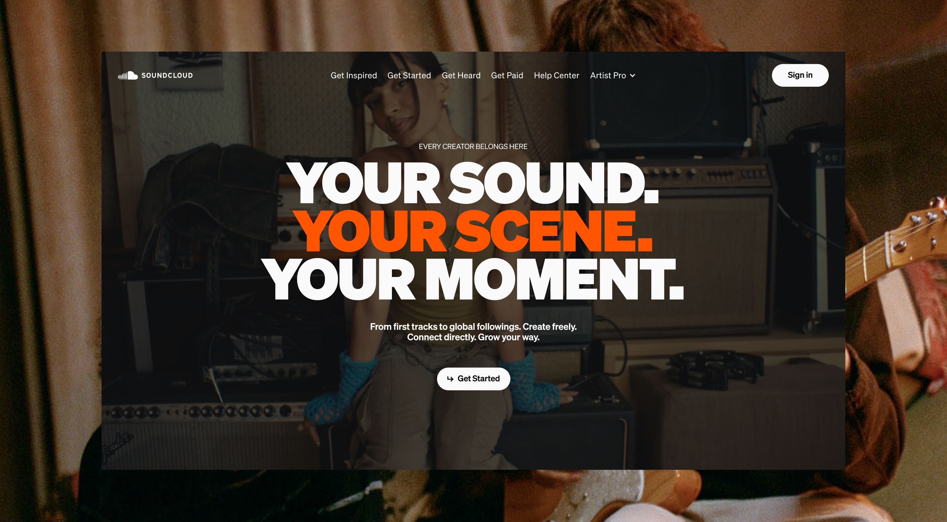 your sound. your scene. your moment