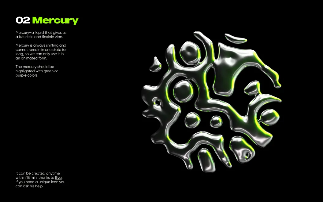 Examples of the graphic elements, Qream guidelines