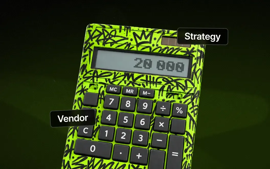 vendor and strategy = 20K$ of business value